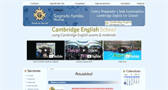 Desktop Screenshot of colegiosagradafamiliaalicante.com